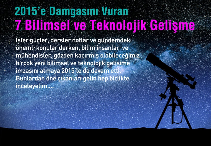 Bilimsel Gelişmeler