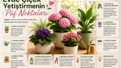 Evde Çiçek Yetiştirmenin Püf Noktaları 8 cicek bakimi