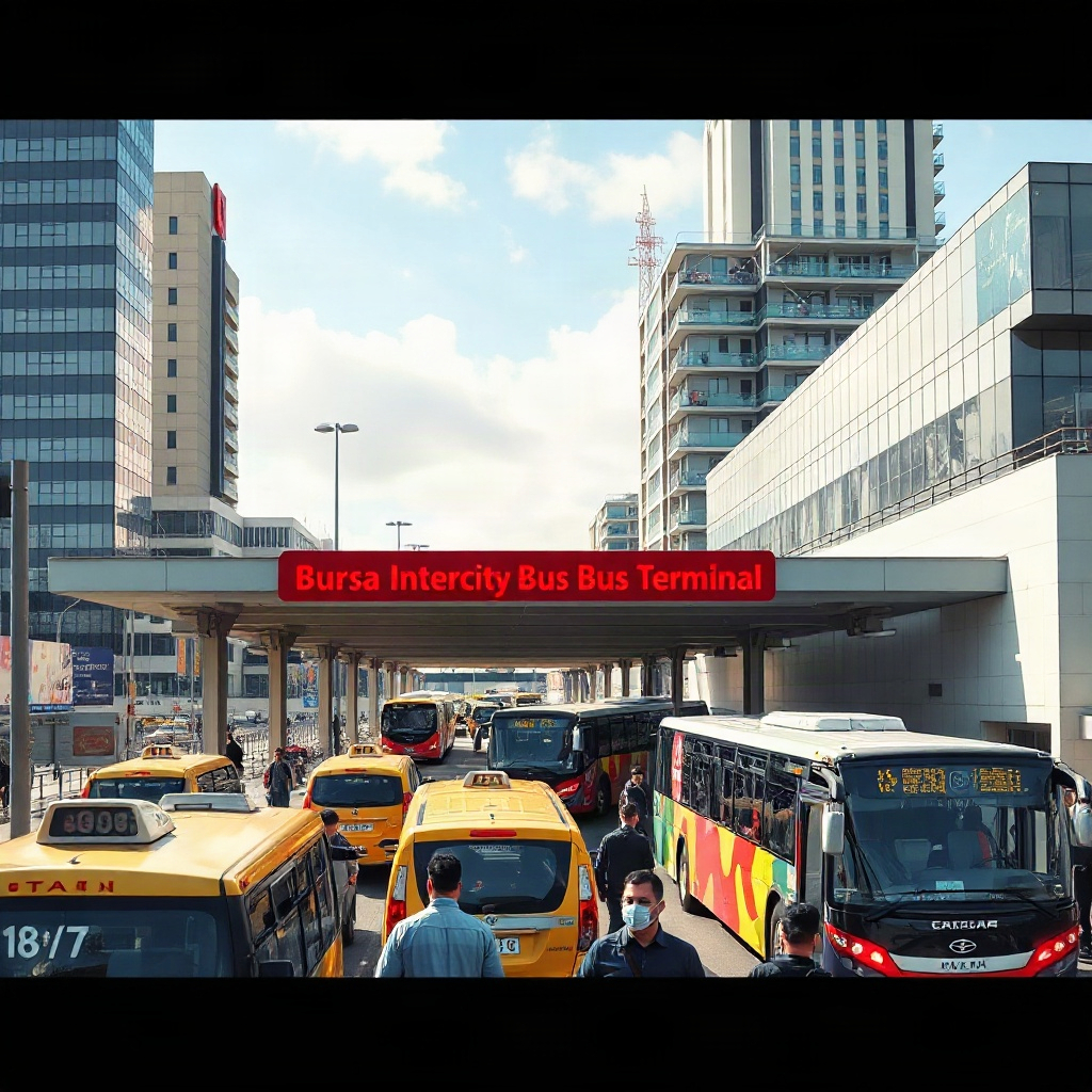 Bursa Şehirlerarası Otobüs Terminali'nden Şehir Merkezine Nasıl Gidilir? 1 Bursa otobüs terminali